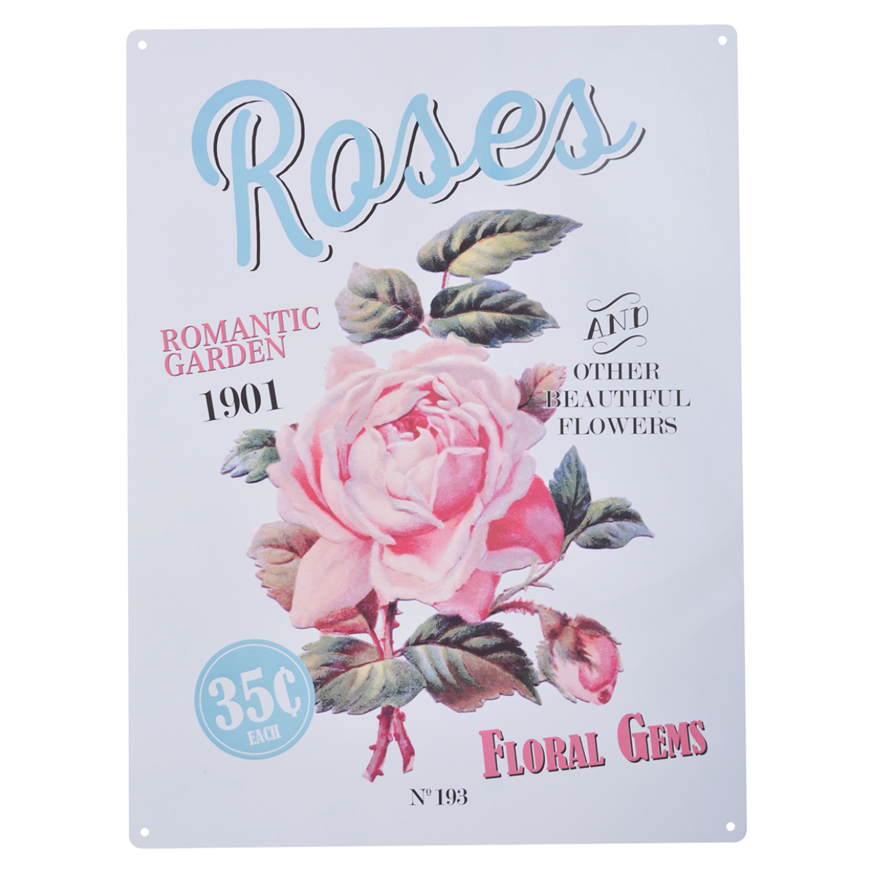 Nostalgisches Rosenschild