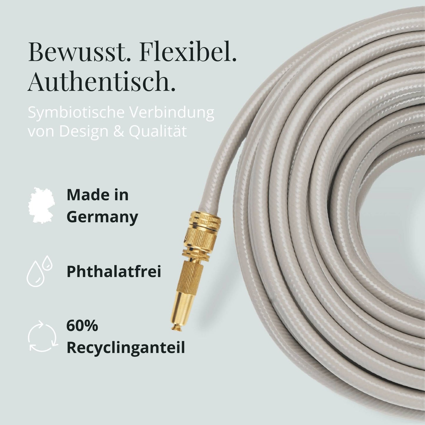 Stilvoller Gartenschlauch