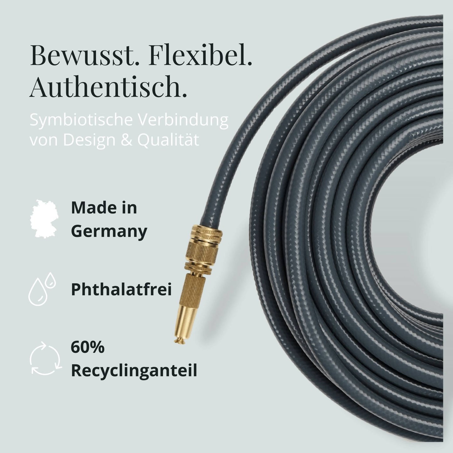 Stilvoller Gartenschlauch