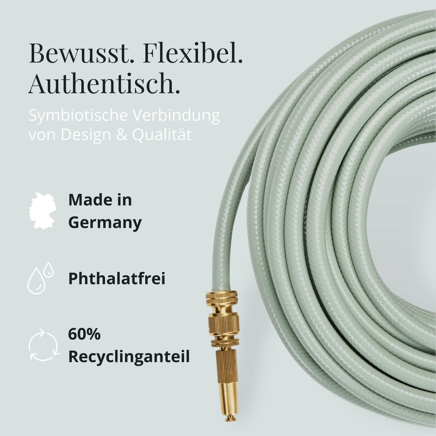 Stilvoller Gartenschlauch
