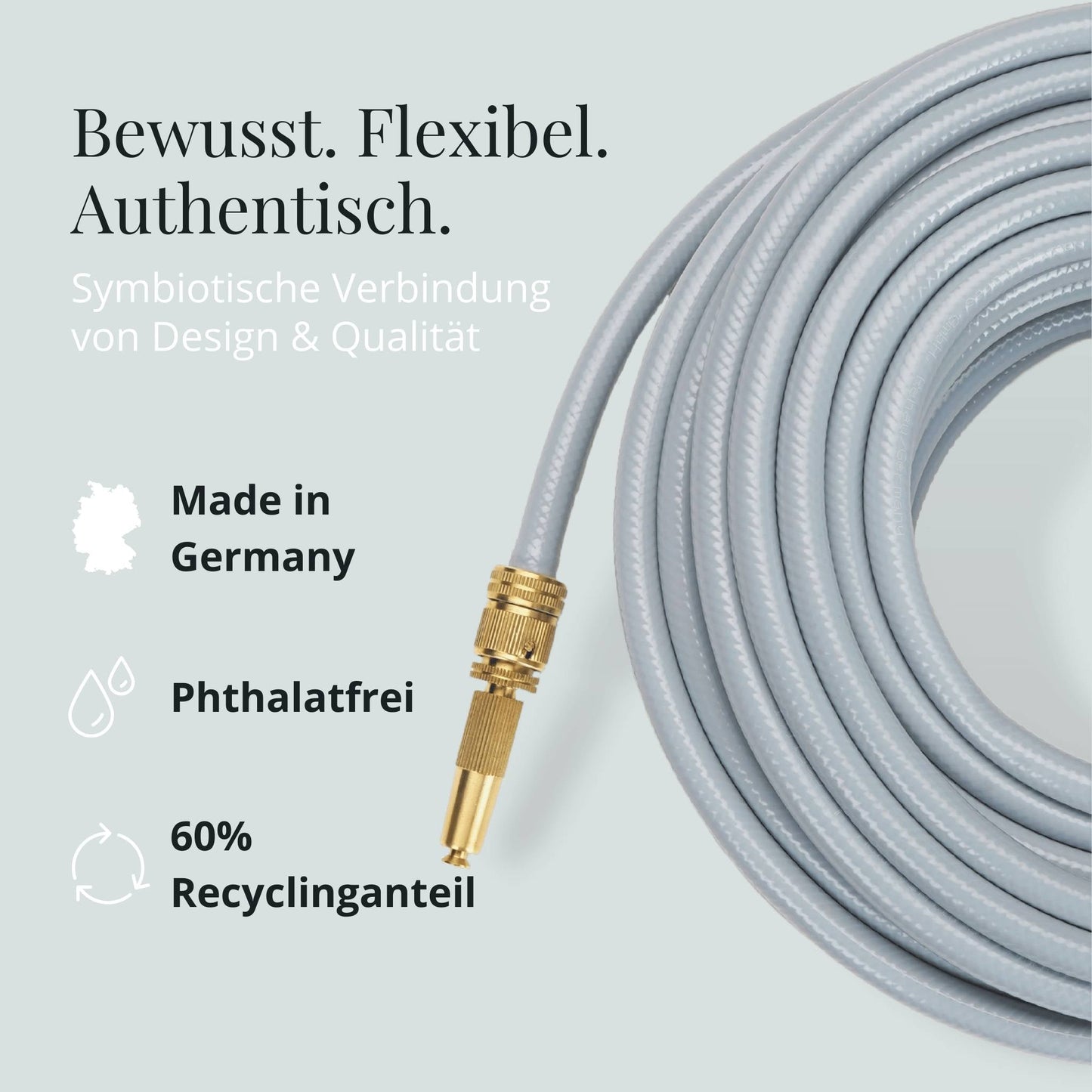 Stilvoller Gartenschlauch