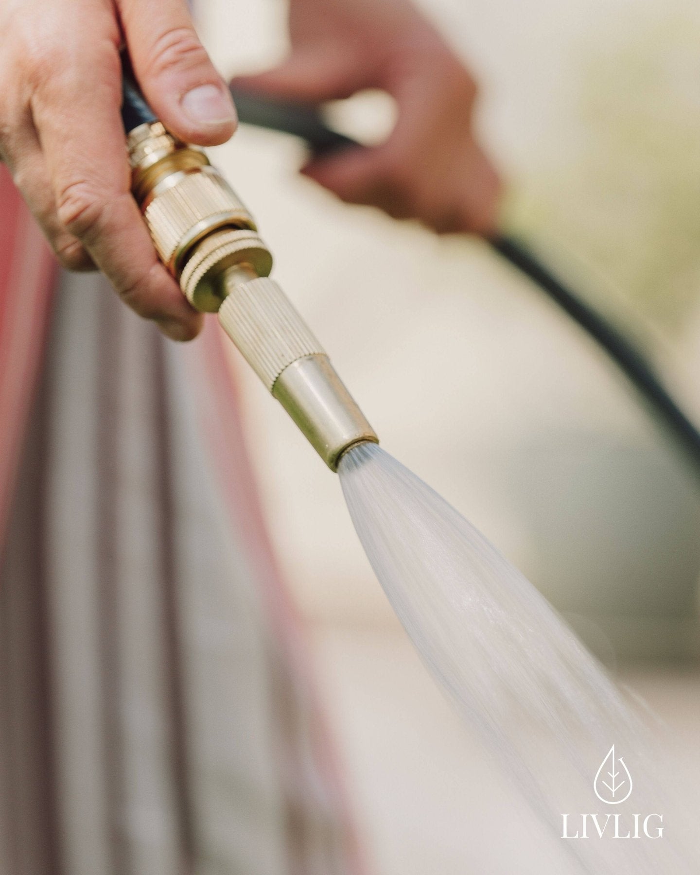 Messing-Gartenspritze im Set