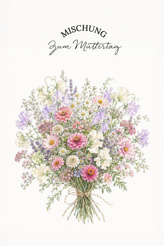 Slowflower-Muttertags-Bouquet (Mischung mit 8 Packungen)
