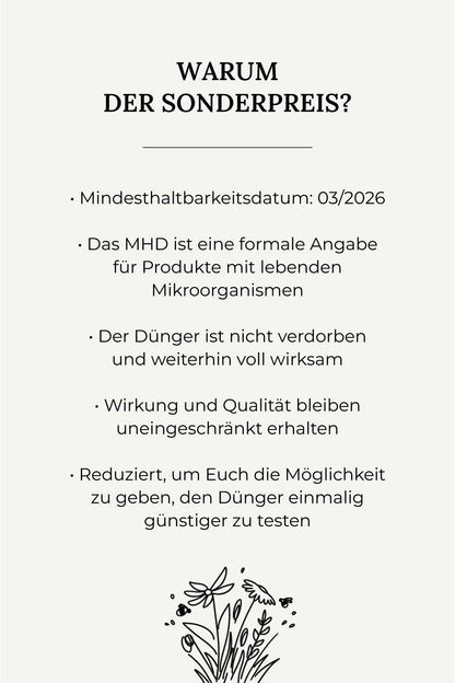SALE Blühwunder-Naturdünger